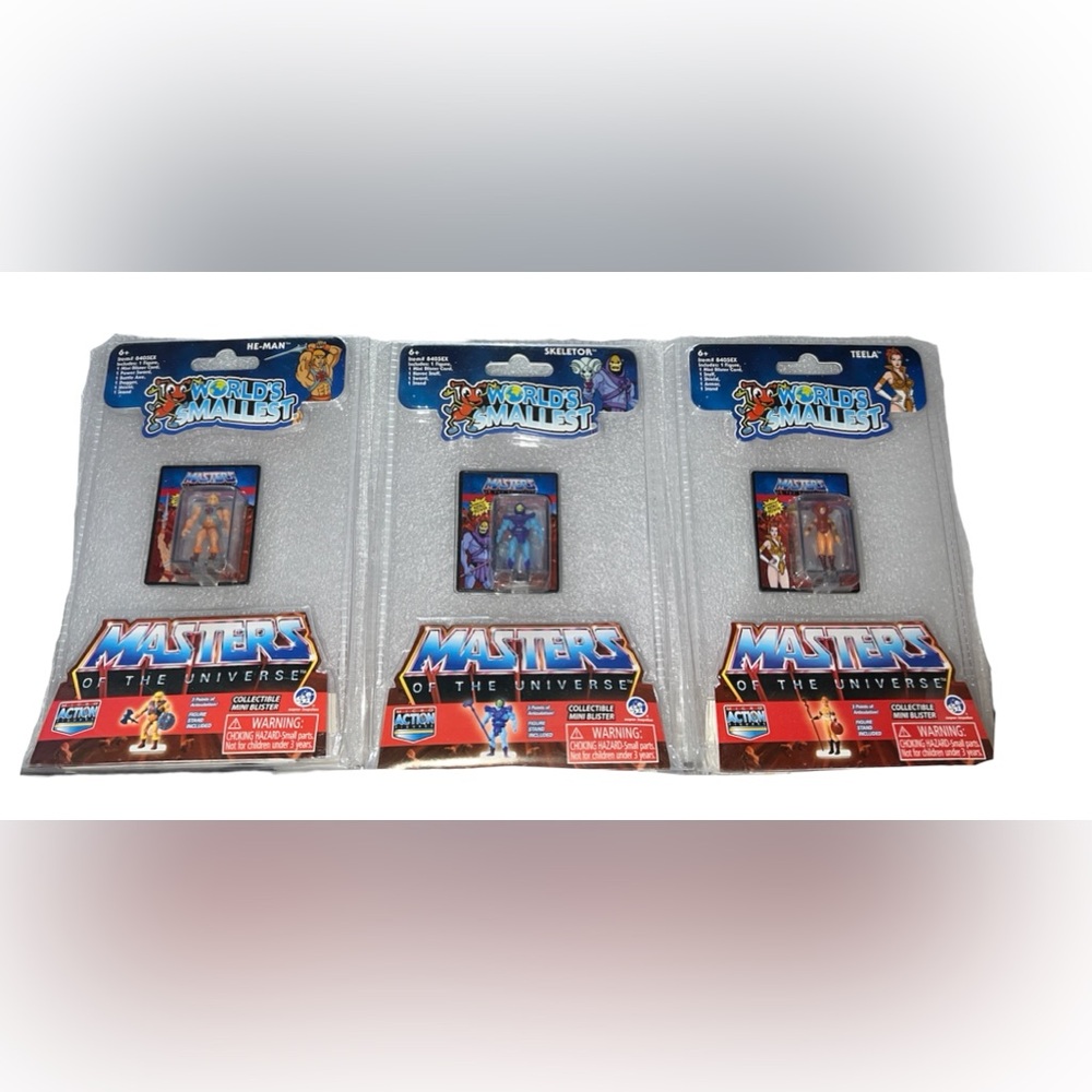 World’s Smallest Masters of the Universe Micro Action Figure Set
